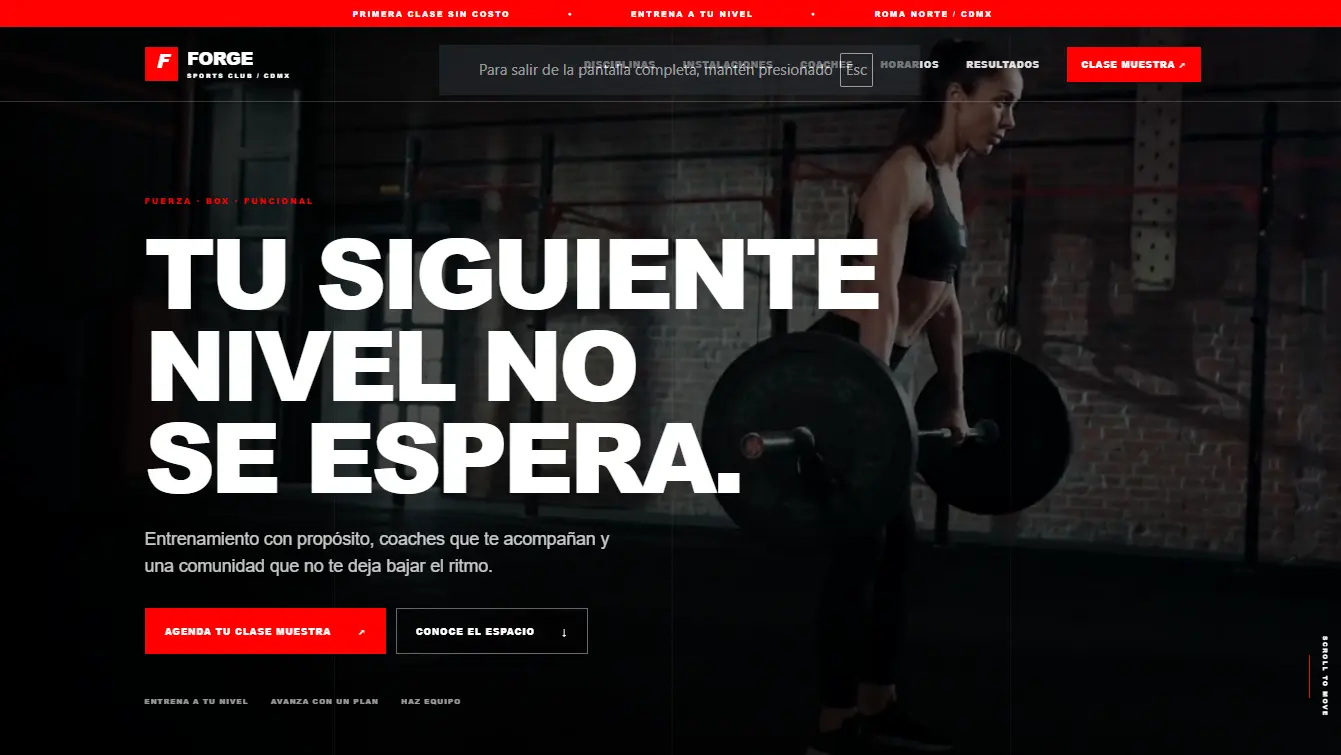 Vista de ALLLO Sports